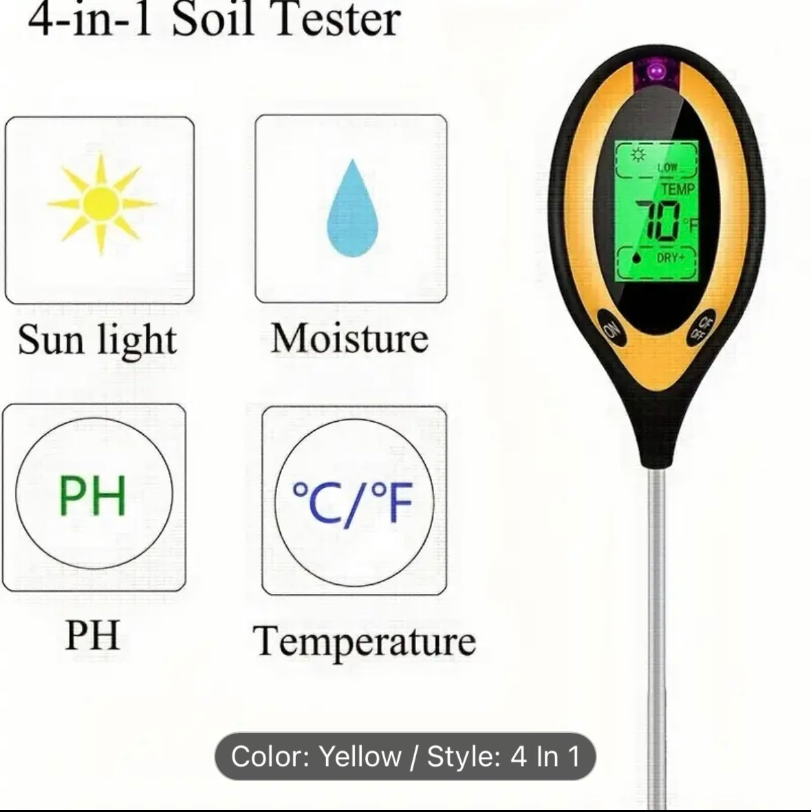 4 IN 1 DIGITAL MOISTURIZER METER