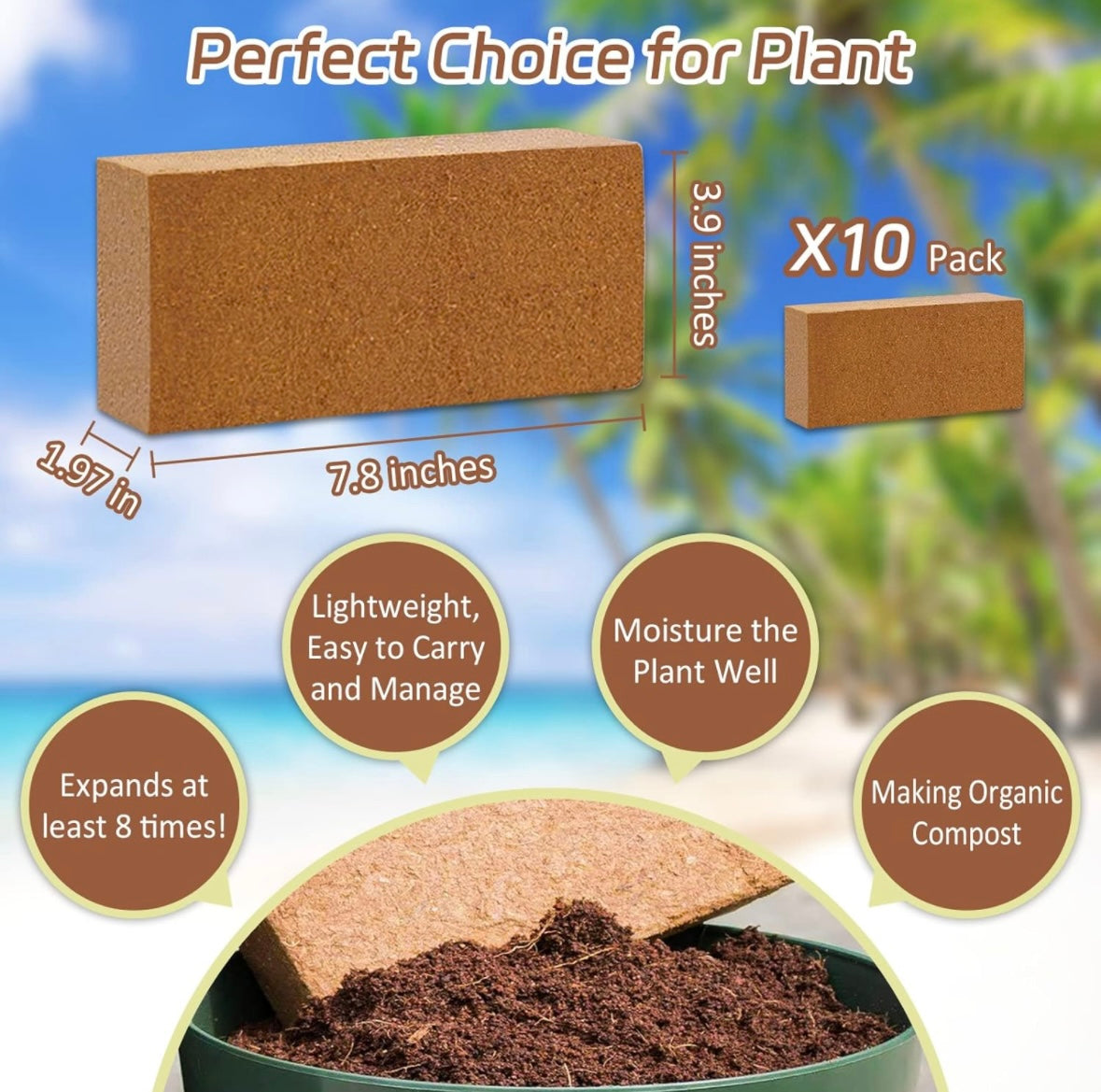 COCO COIR BRICK