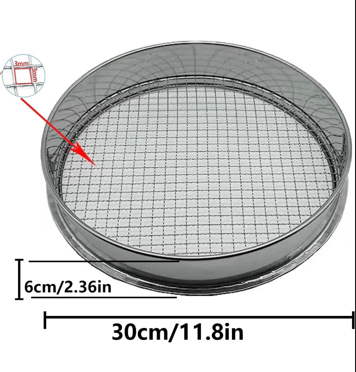 1/8” ROUND SIFTER